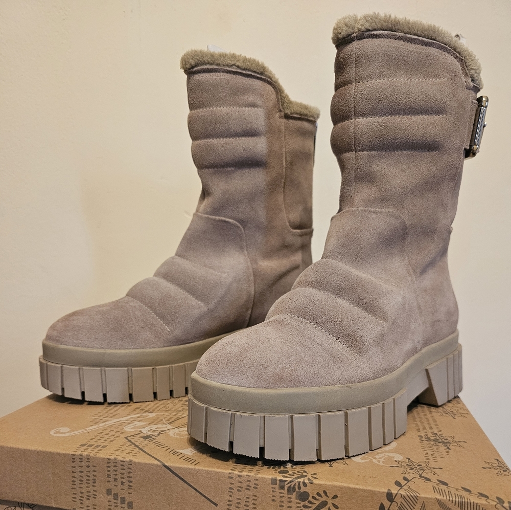 Free People Fable Faux Fur Boot